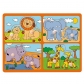 Woodyland - Дървен пъзел с дръжки Продукт Woodyland - Дървен пъзел с дръжки - 1 - BG Hlapeta
